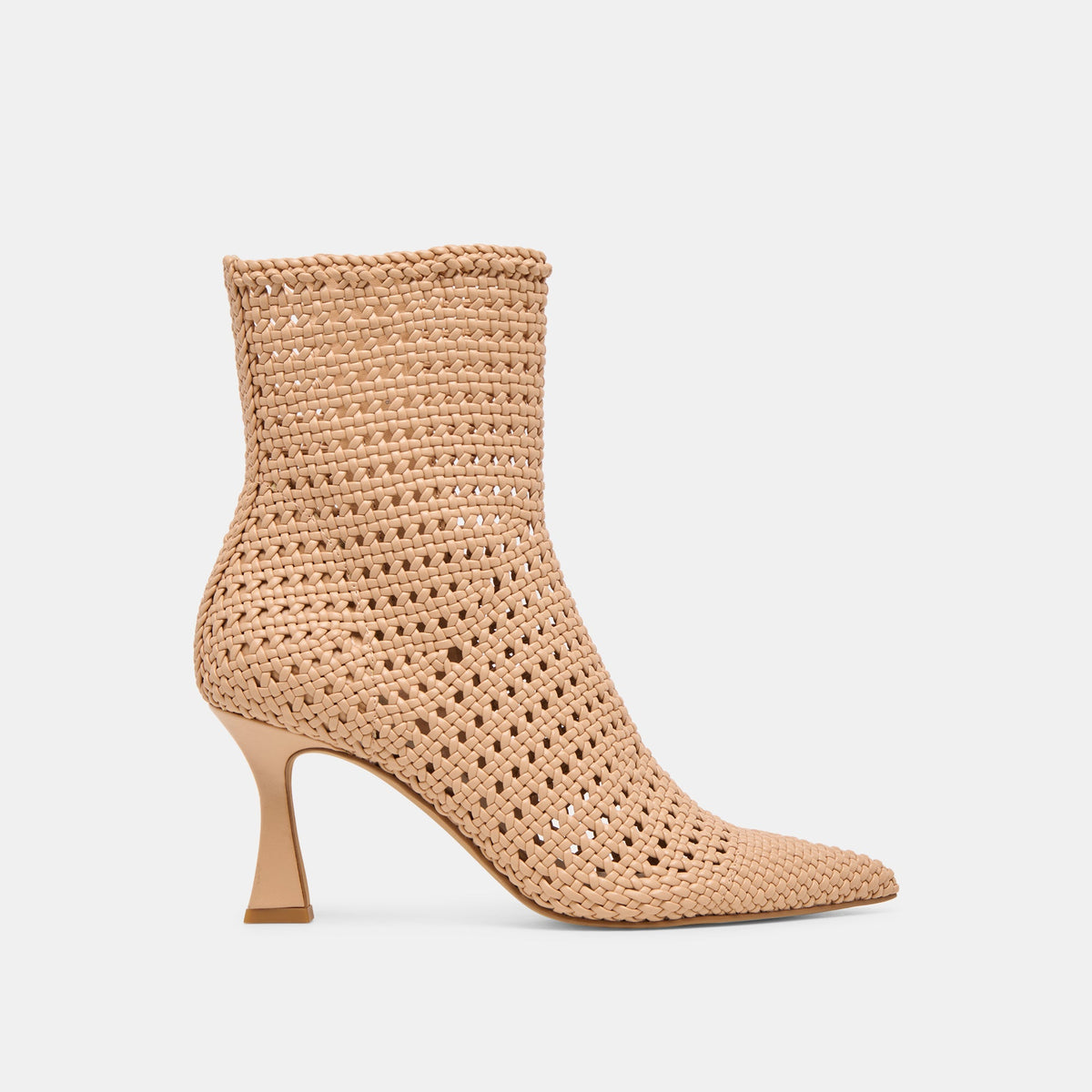 Embry Lt Tan Woven Stella Booties | Dolce Vita Women