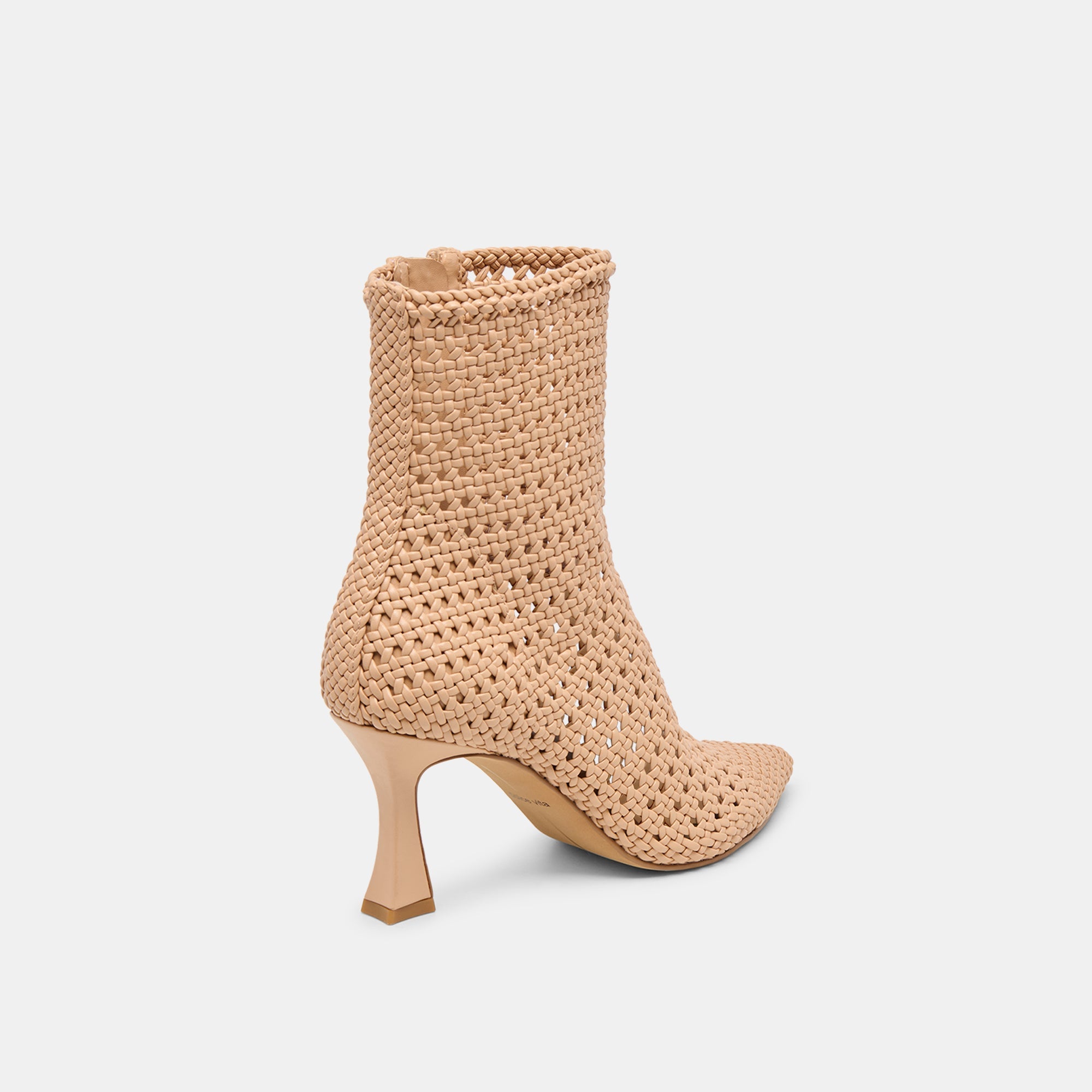 Embry Lt Tan Woven Stella Booties | Dolce Vita Women