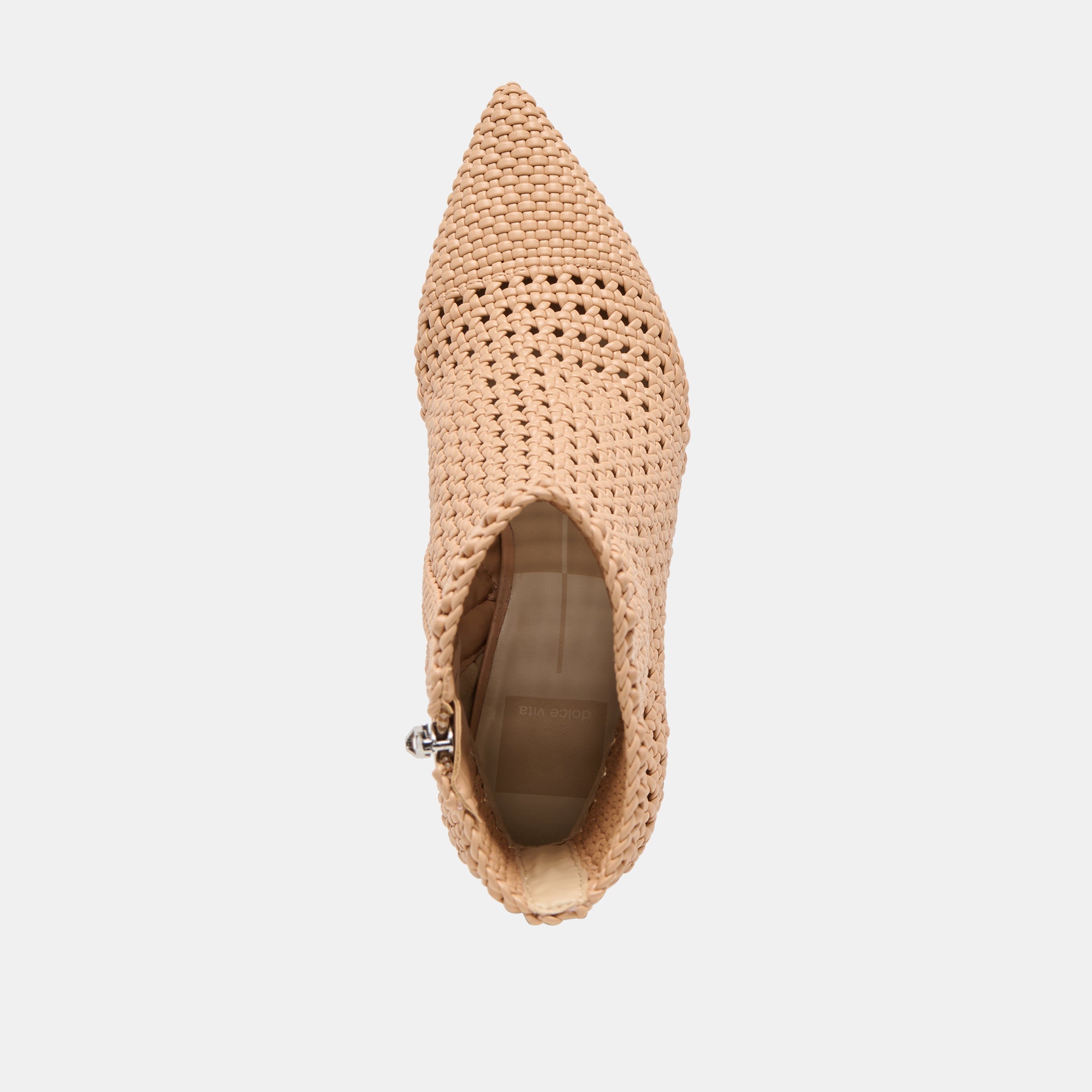 Embry Lt Tan Woven Stella Booties | Dolce Vita Women