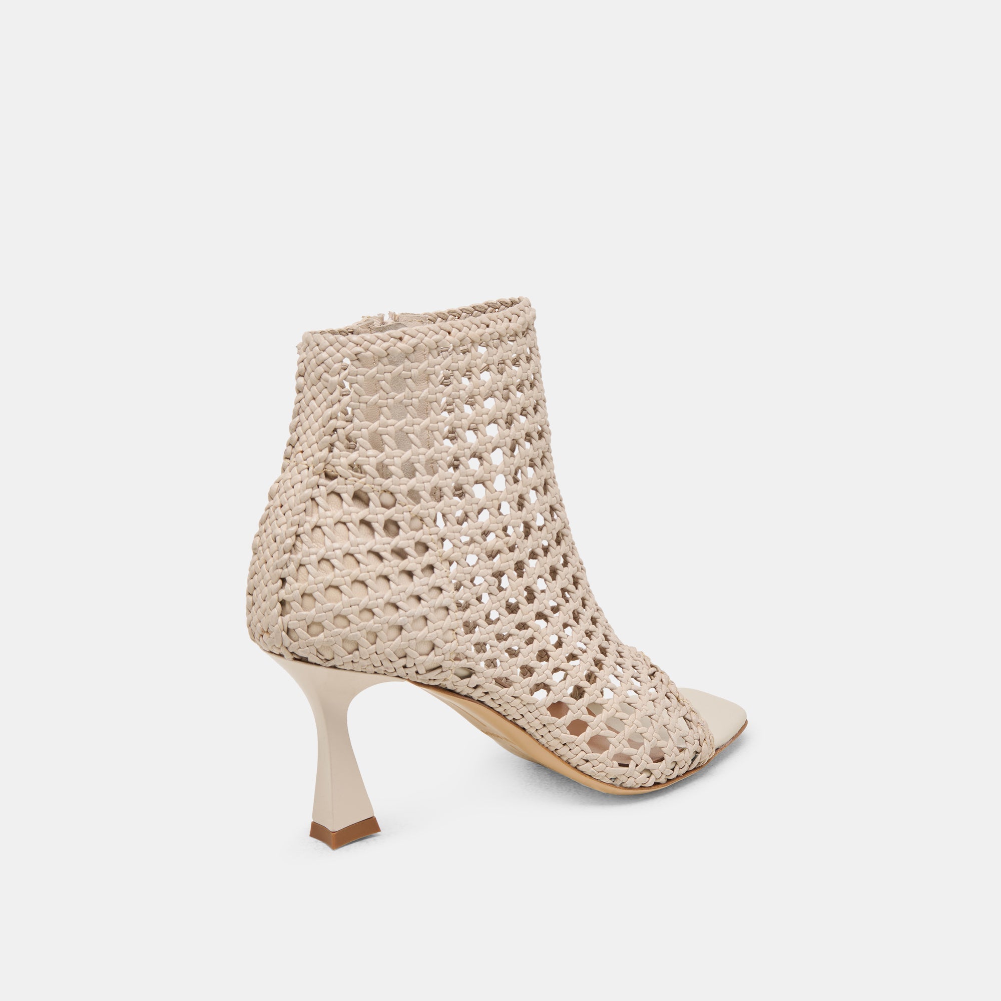 Quin Bone Woven Leather Heels | Women Dolce Vita