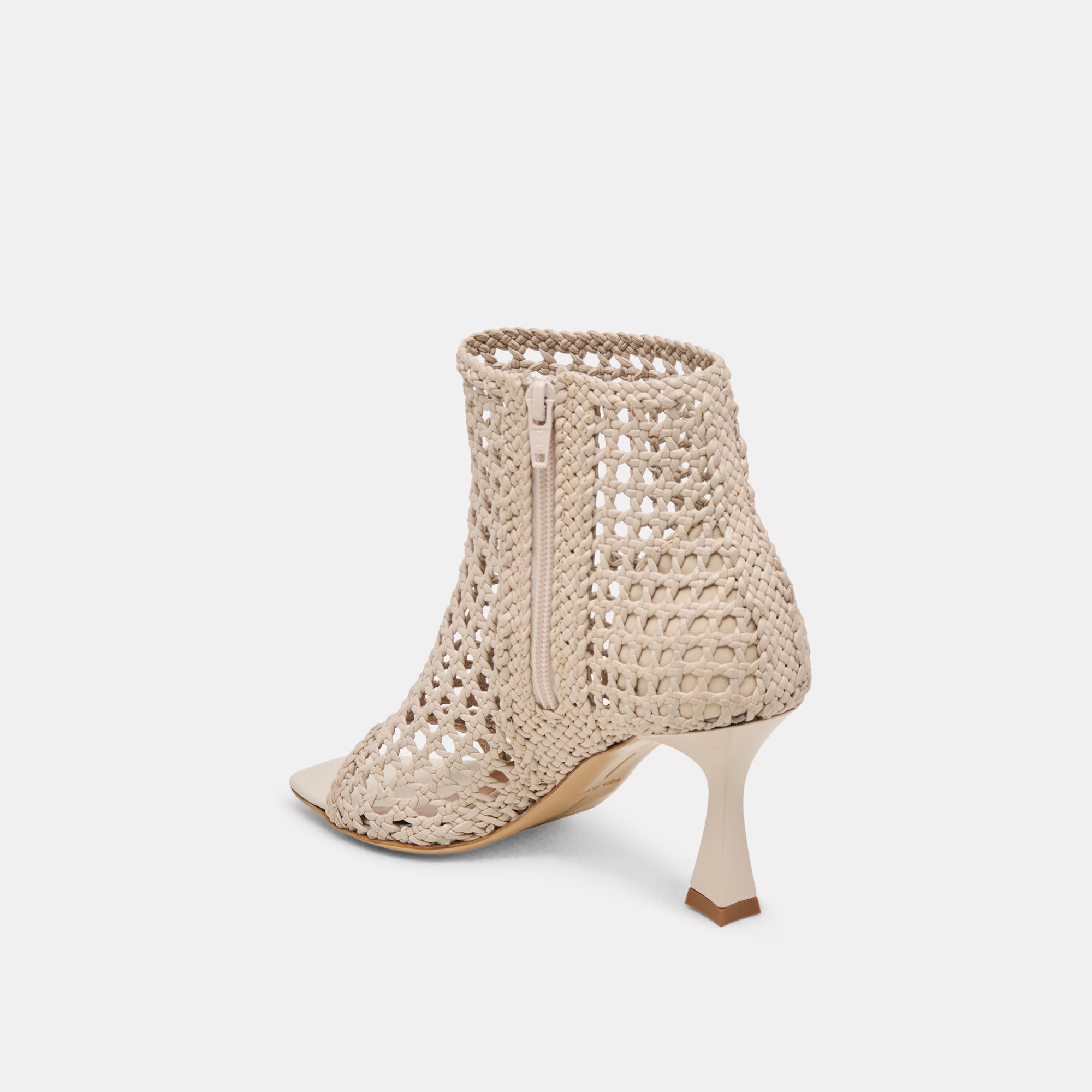 Quin Bone Woven Leather Heels | Women Dolce Vita