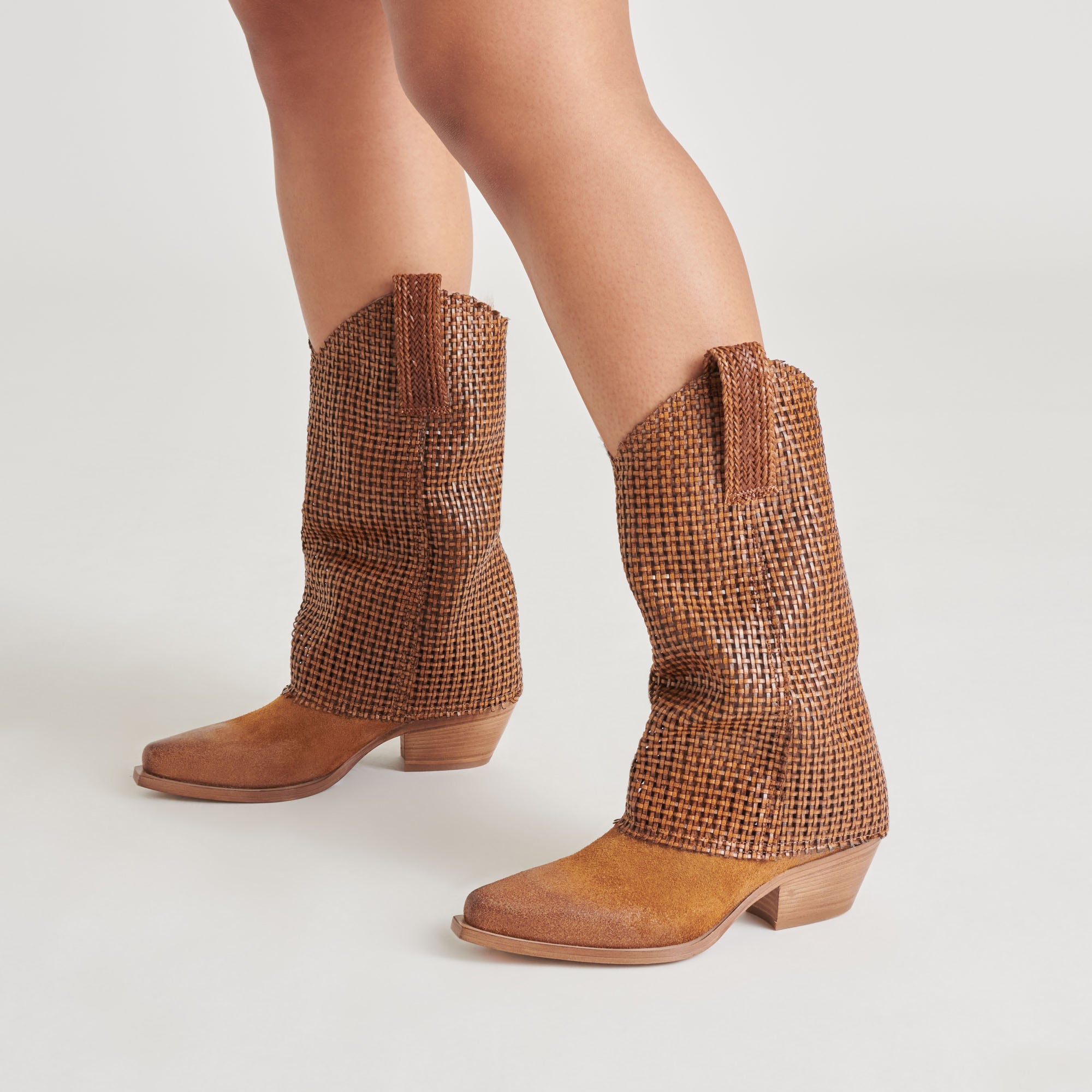 MAVRIK BOOTS CHESTNUT SUEDE | Women Dolce Vita