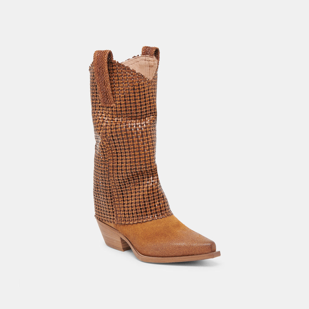 MAVRIK BOOTS CHESTNUT SUEDE | Women Dolce Vita