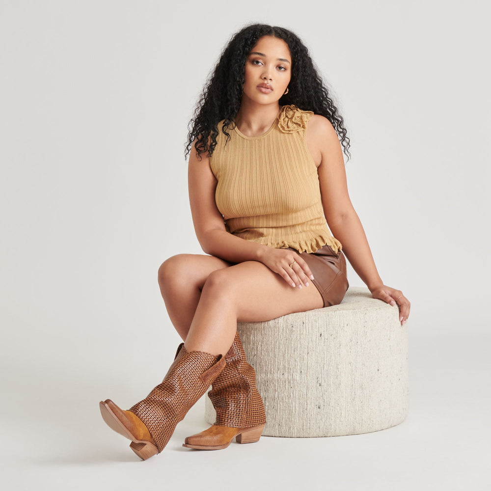 MAVRIK BOOTS CHESTNUT SUEDE | Women Dolce Vita