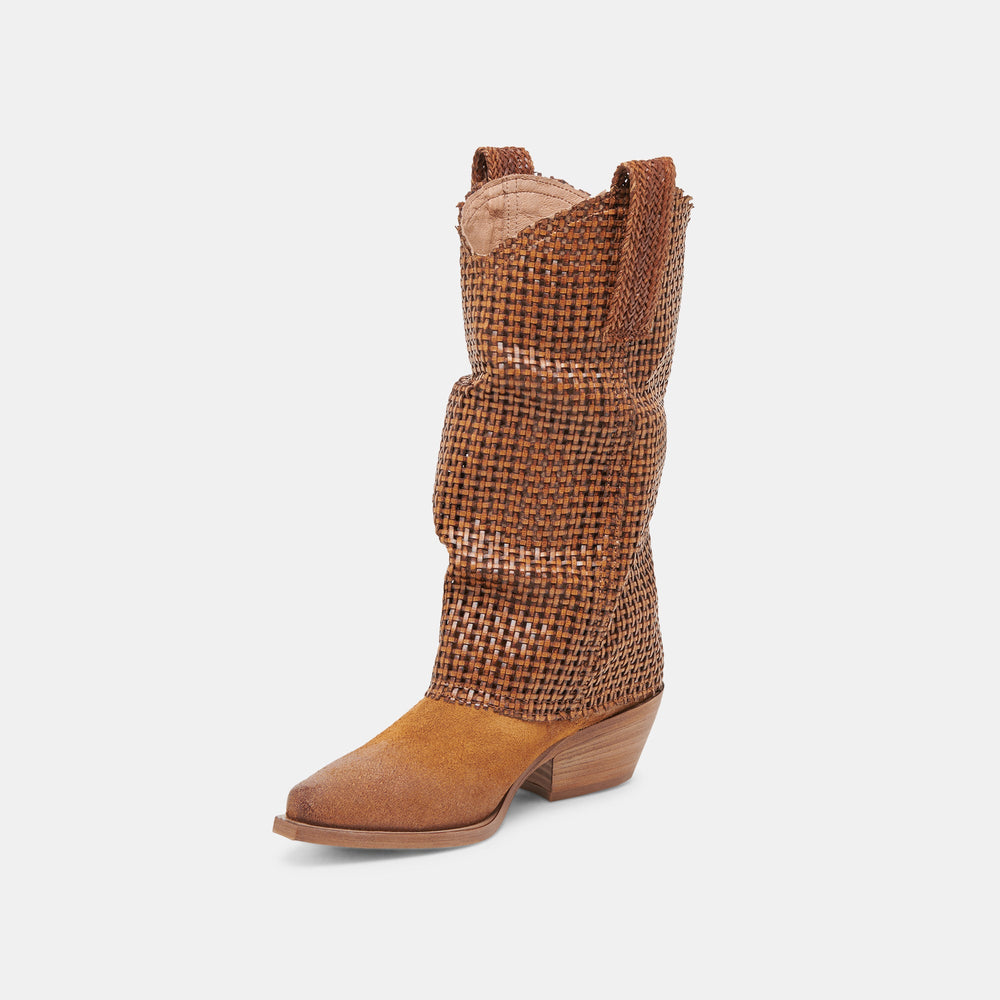 MAVRIK BOOTS CHESTNUT SUEDE | Women Dolce Vita