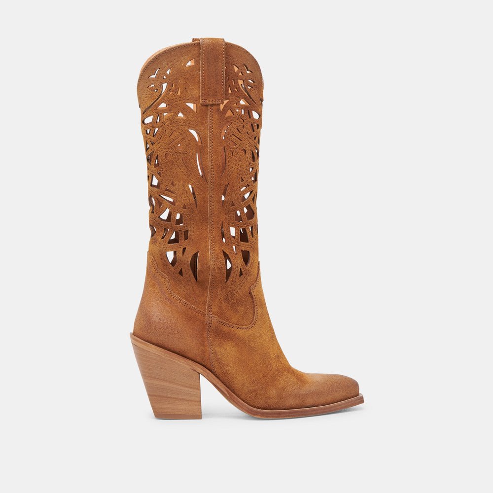 WAYLAN BOOTS CHESTNUT SUEDE | Dolce Vita Women