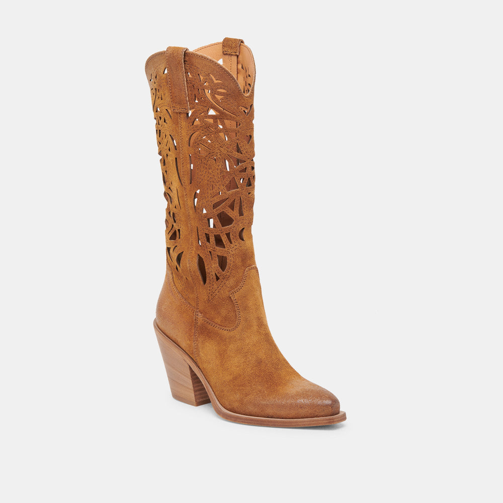 WAYLAN BOOTS CHESTNUT SUEDE | Dolce Vita Women
