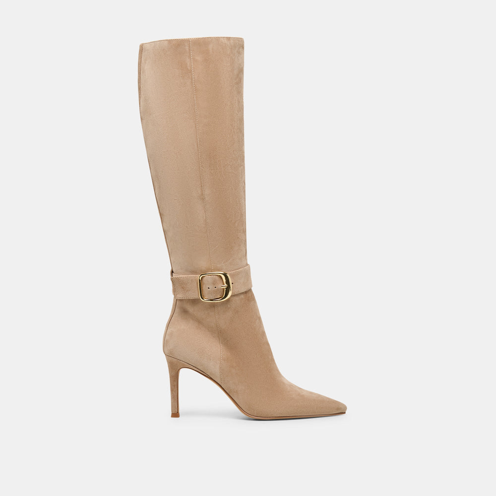 Kinzy Camel Suede Boots | Dolce Vita Women
