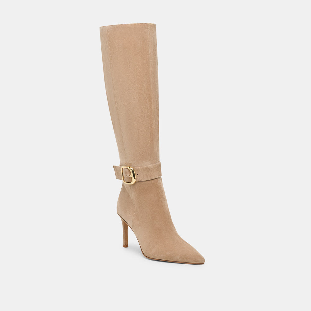 Kinzy Camel Suede Boots | Dolce Vita Women