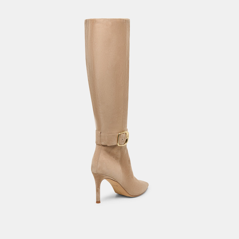 Kinzy Camel Suede Boots | Dolce Vita Women