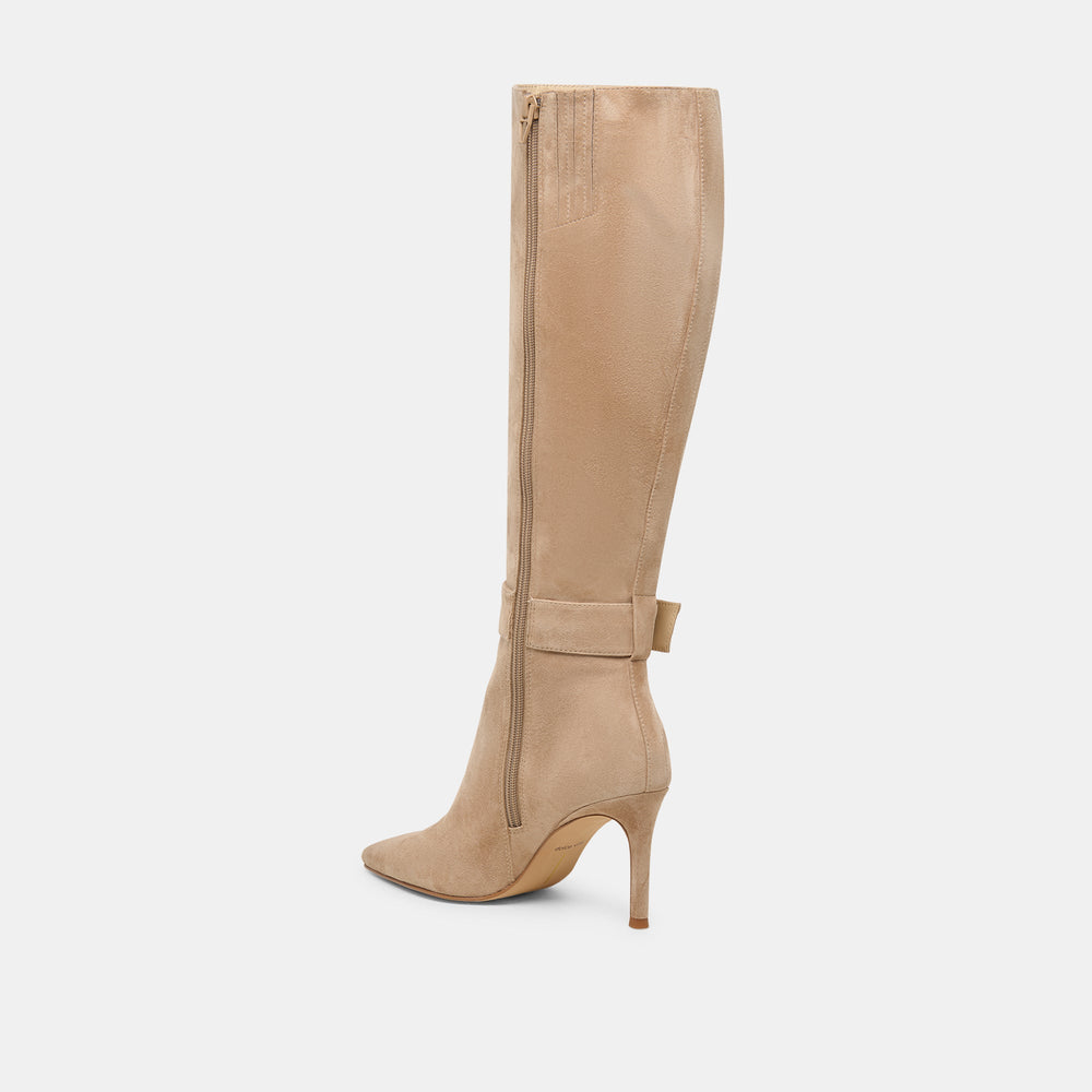 Kinzy Camel Suede Boots | Dolce Vita Women