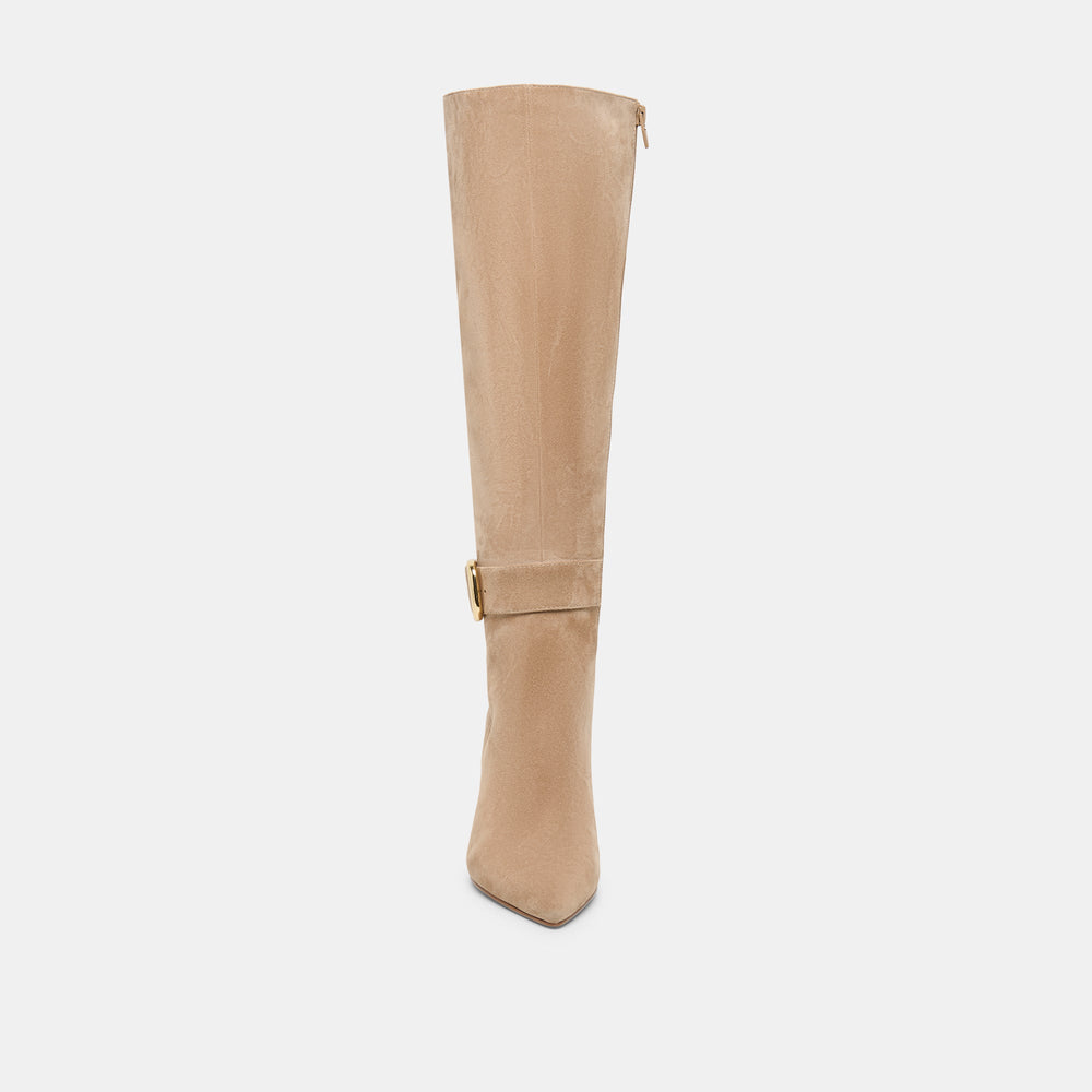 Kinzy Camel Suede Boots | Dolce Vita Women