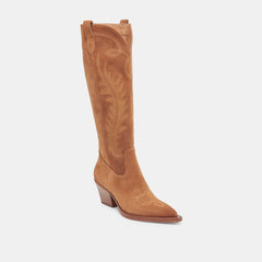 RYATT BOOTS PECAN SUEDE | Women Dolce Vita