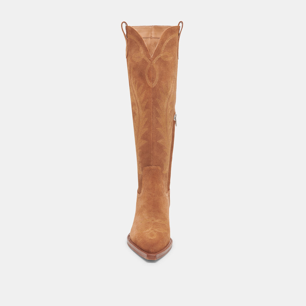 RYATT BOOTS PECAN SUEDE | Women Dolce Vita