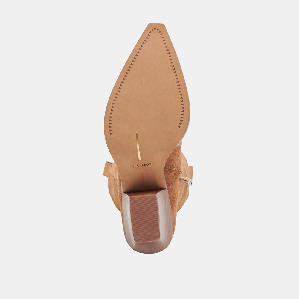 RYATT BOOTS PECAN SUEDE | Women Dolce Vita