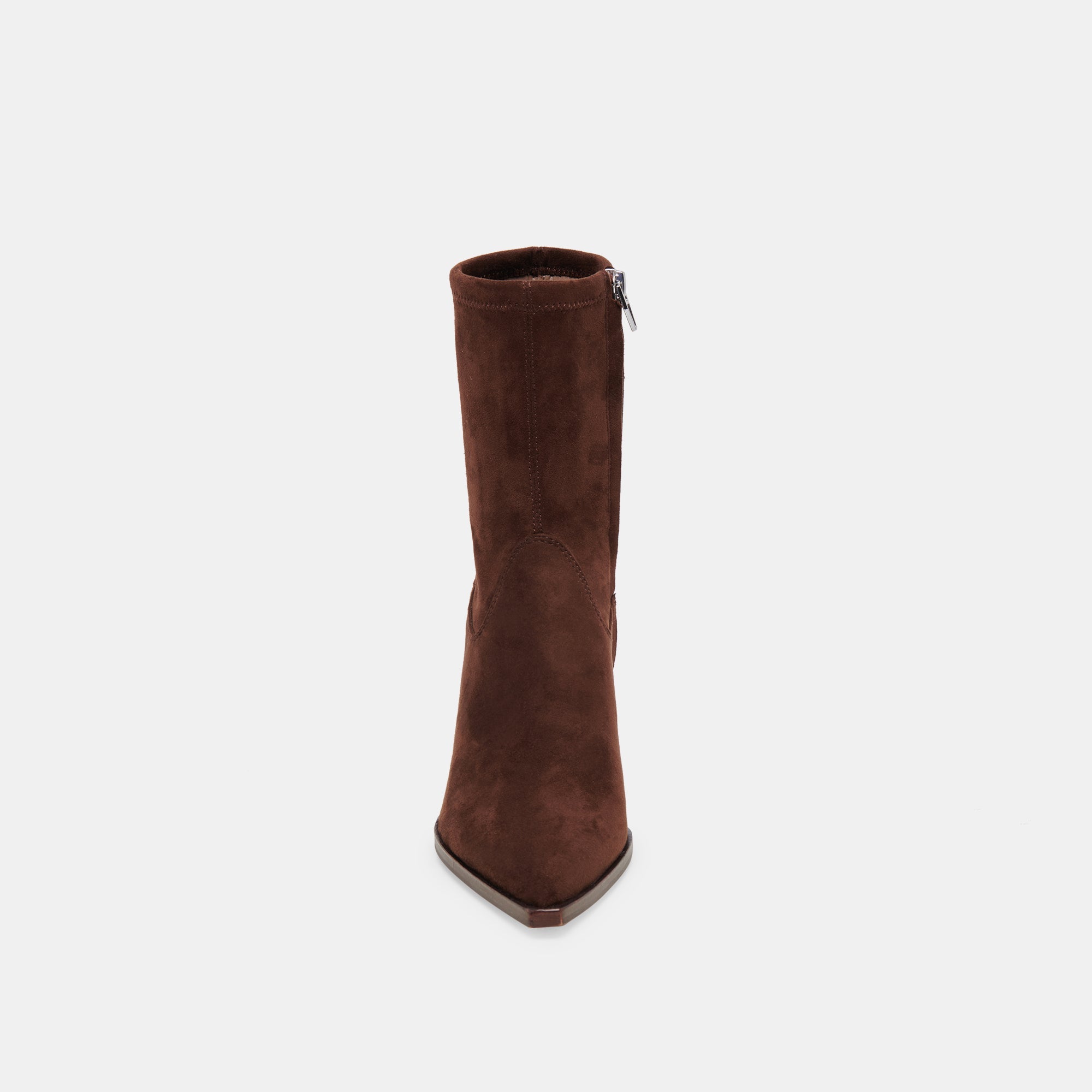 ARYA WIDE CALF BOOTS DK BROWN STELLA SUEDE | Dolce Vita Women