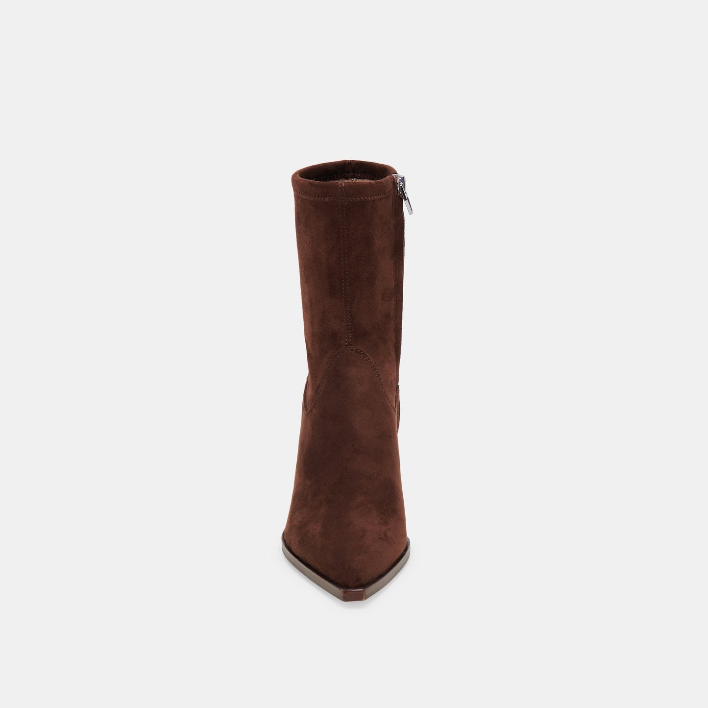 ARYA WIDE CALF BOOTS DK BROWN STELLA SUEDE - Dolce Vita