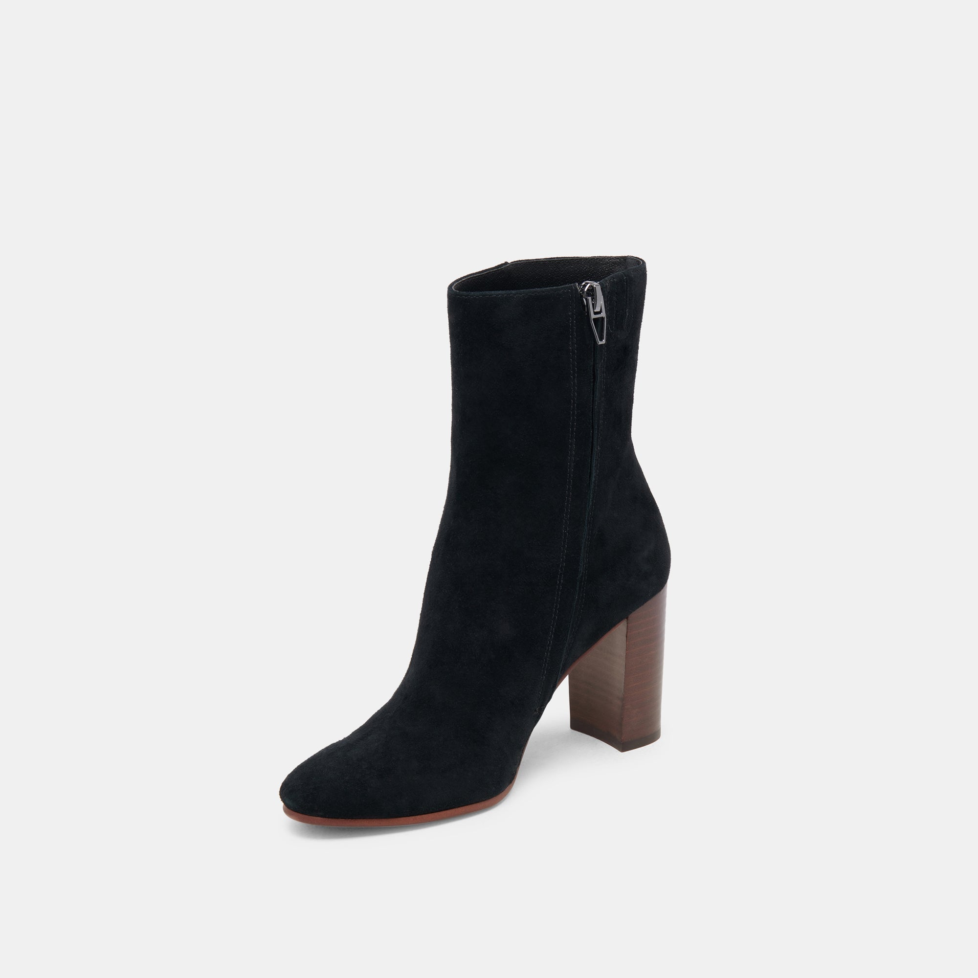 SUZY BOOTIES ONYX SUEDE | Women Dolce Vita
