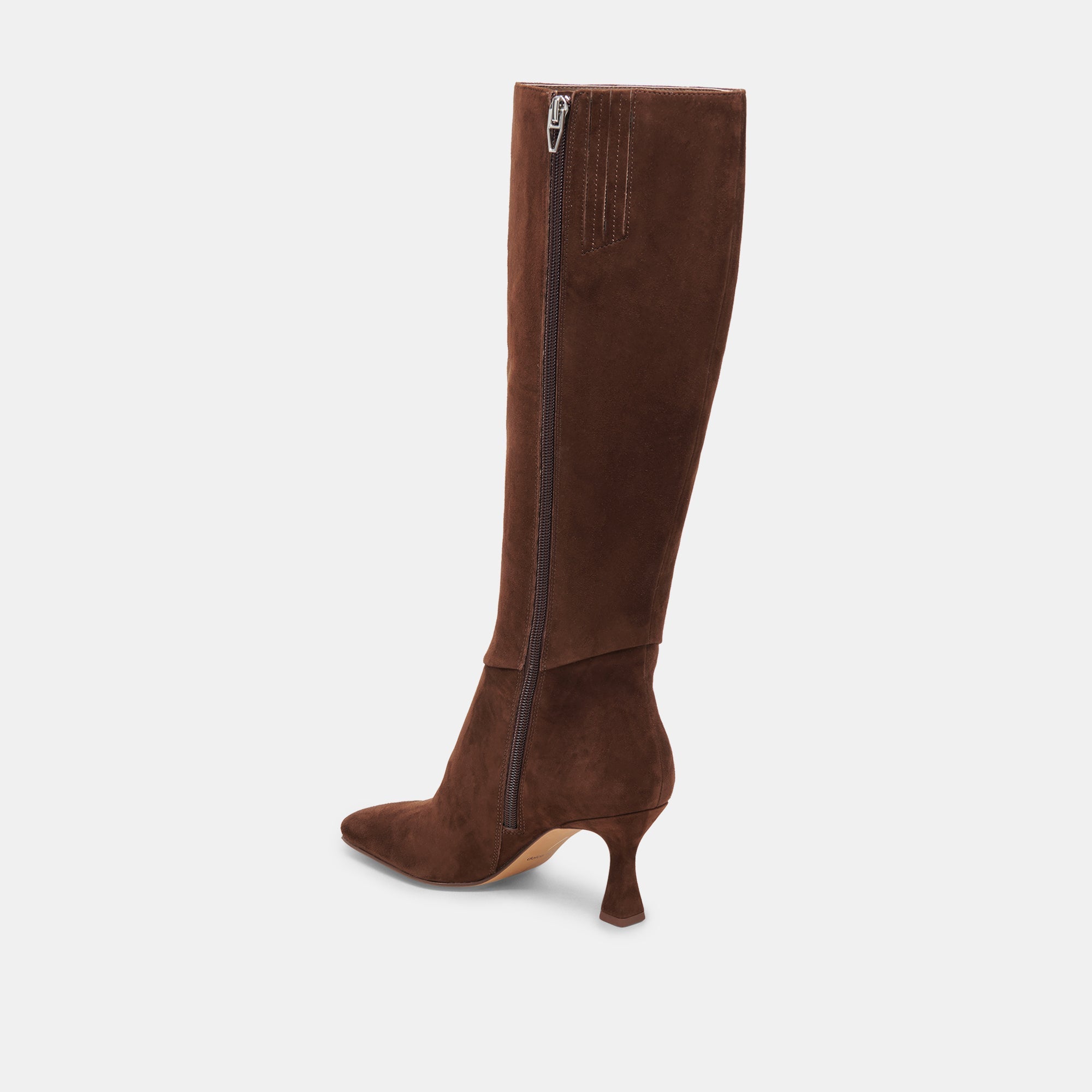 Gyra Extra Wide Calf Brown Suede Boots | Dolce Vita Women