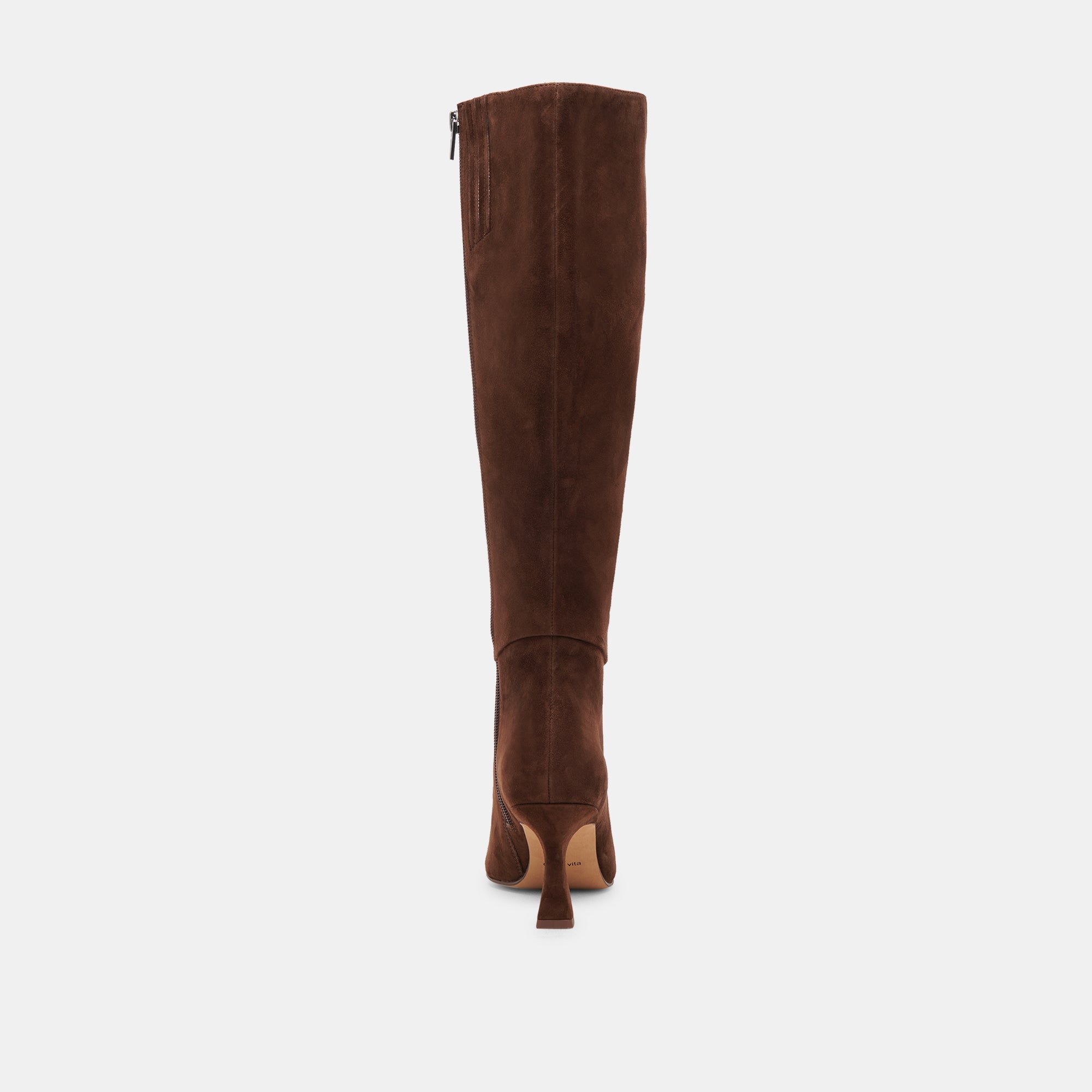 Gyra Extra Wide Calf Brown Suede Boots | Dolce Vita Women