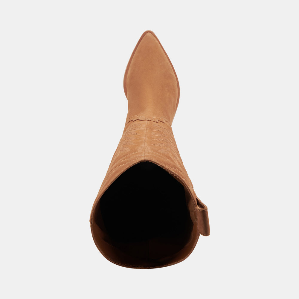 SOLEI Boots Whiskey Nubuck | Women Dolce Vita