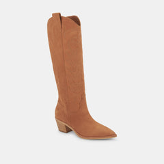 SOLEI Boots Whiskey Nubuck | Women Dolce Vita