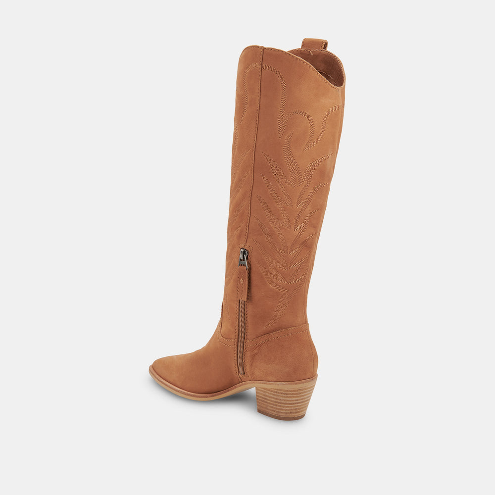 SOLEI Boots Whiskey Nubuck | Women Dolce Vita