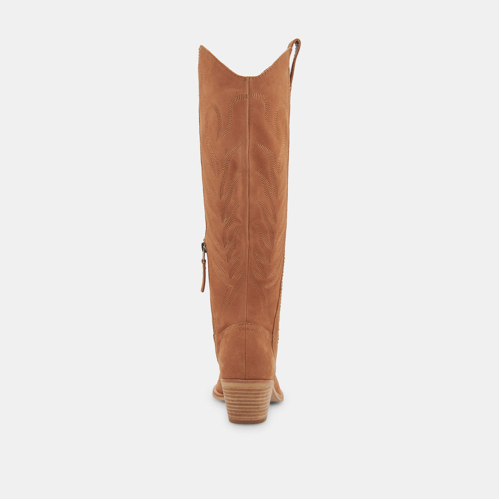 SOLEI Boots Whiskey Nubuck | Women Dolce Vita