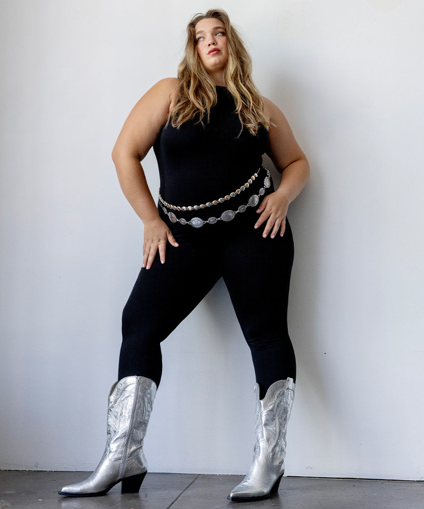 Ryland Extra Wide Calf Silver Boots | Women Dolce Vita