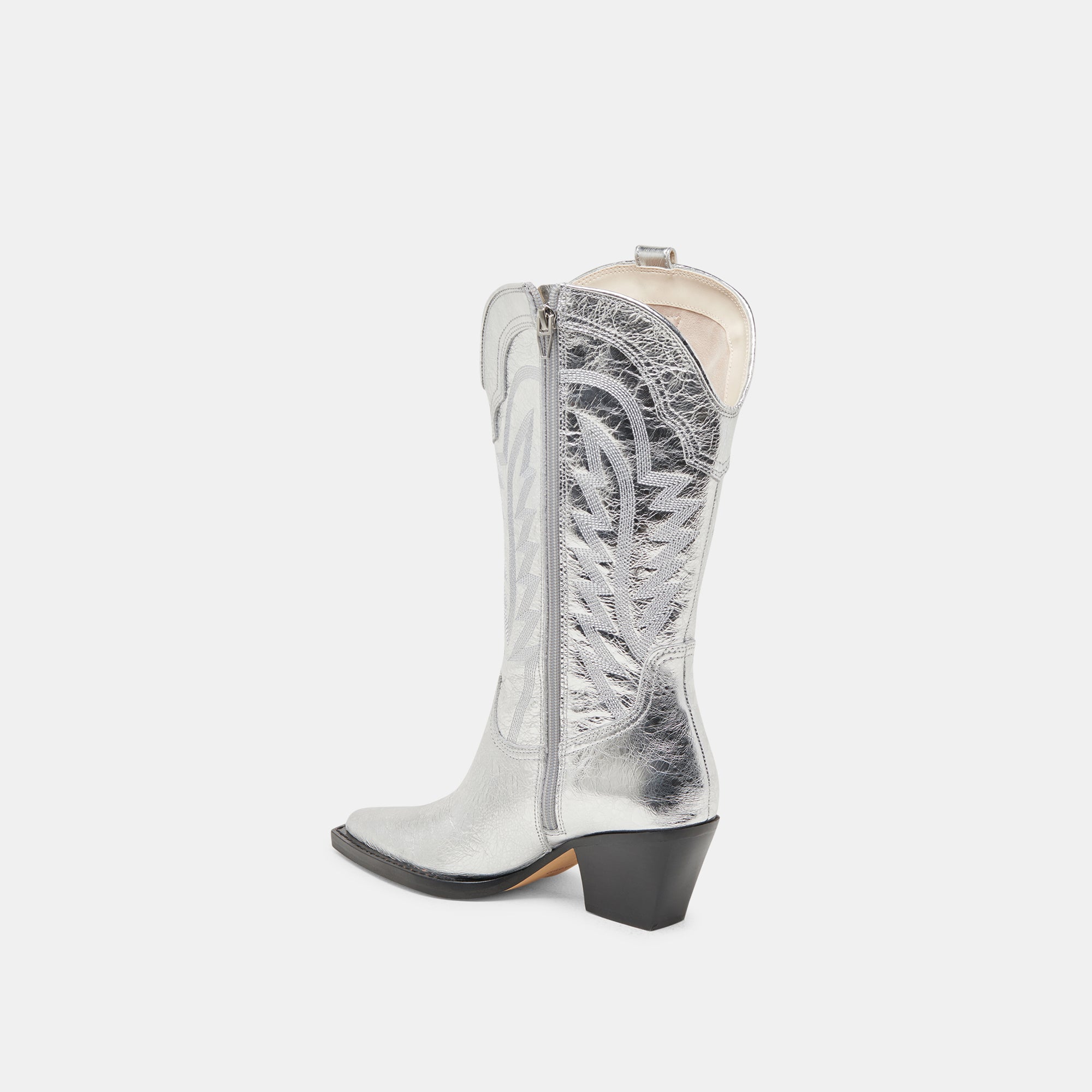 Ryland Extra Wide Calf Silver Boots | Women Dolce Vita