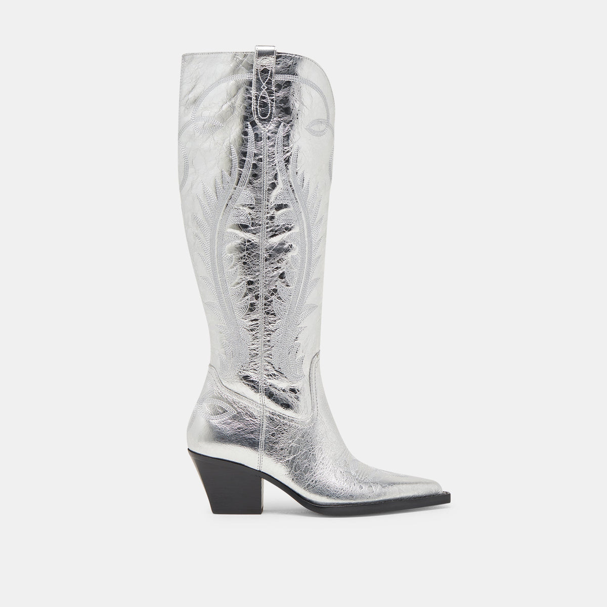 Ryatt Extra Wide Calf Silver Boots | Women Dolce Vita