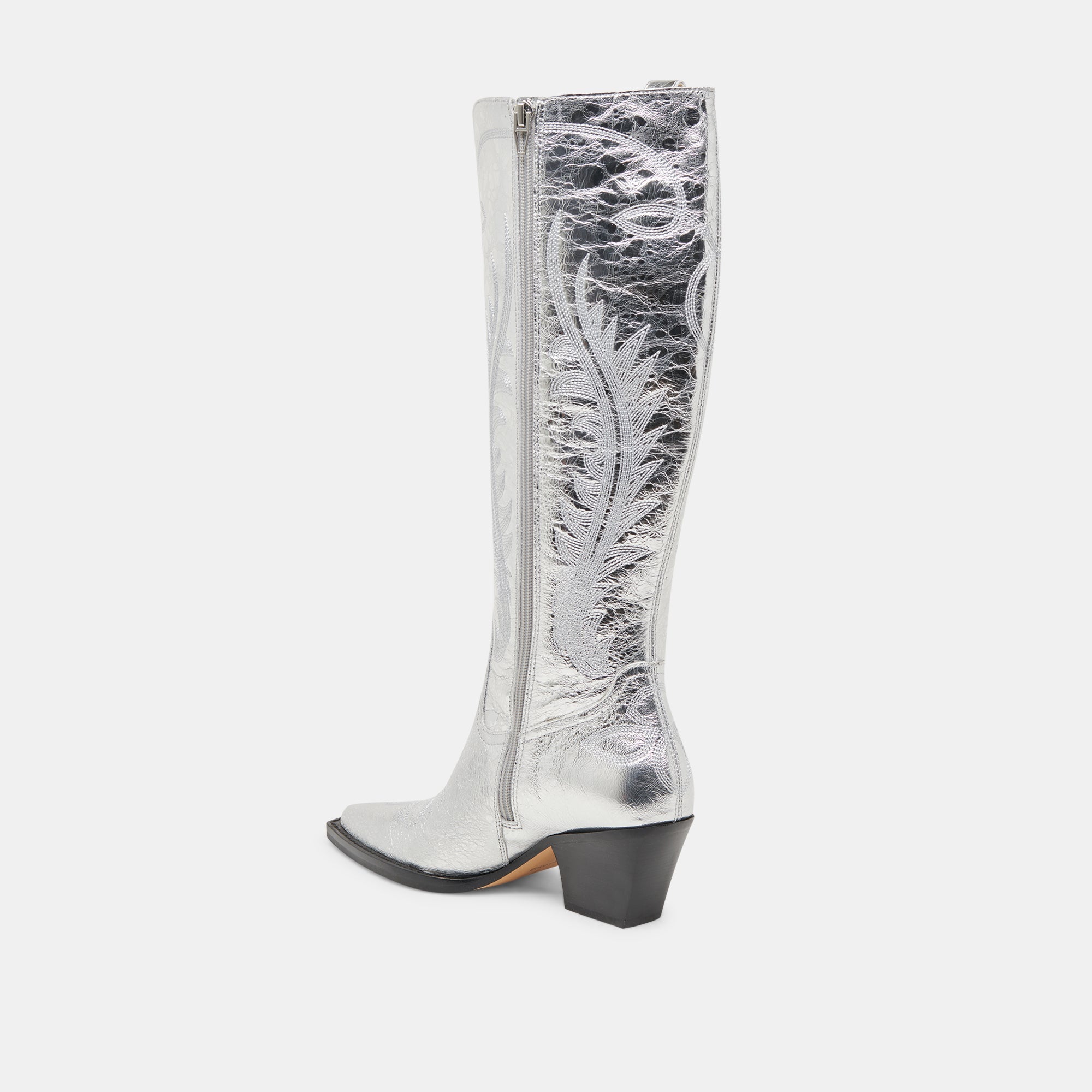 Ryatt Extra Wide Calf Silver Boots | Women Dolce Vita