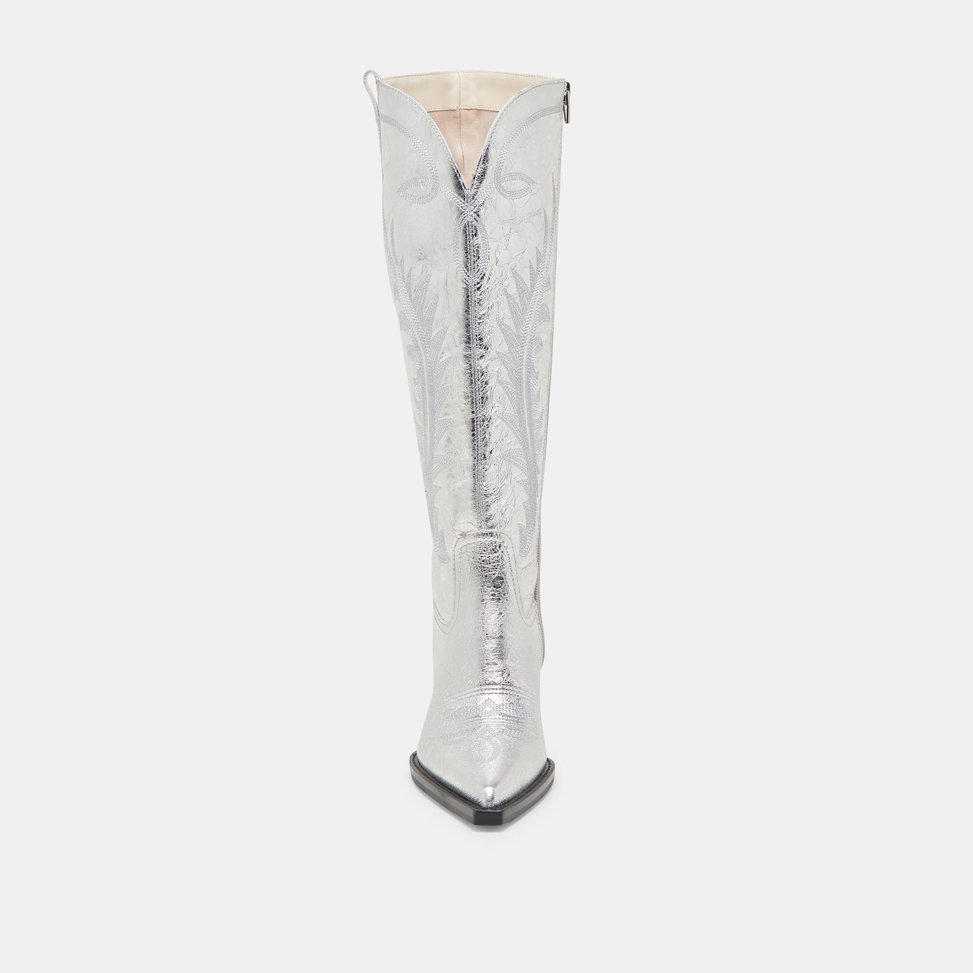 Ryatt Extra Wide Calf Silver Boots | Women Dolce Vita