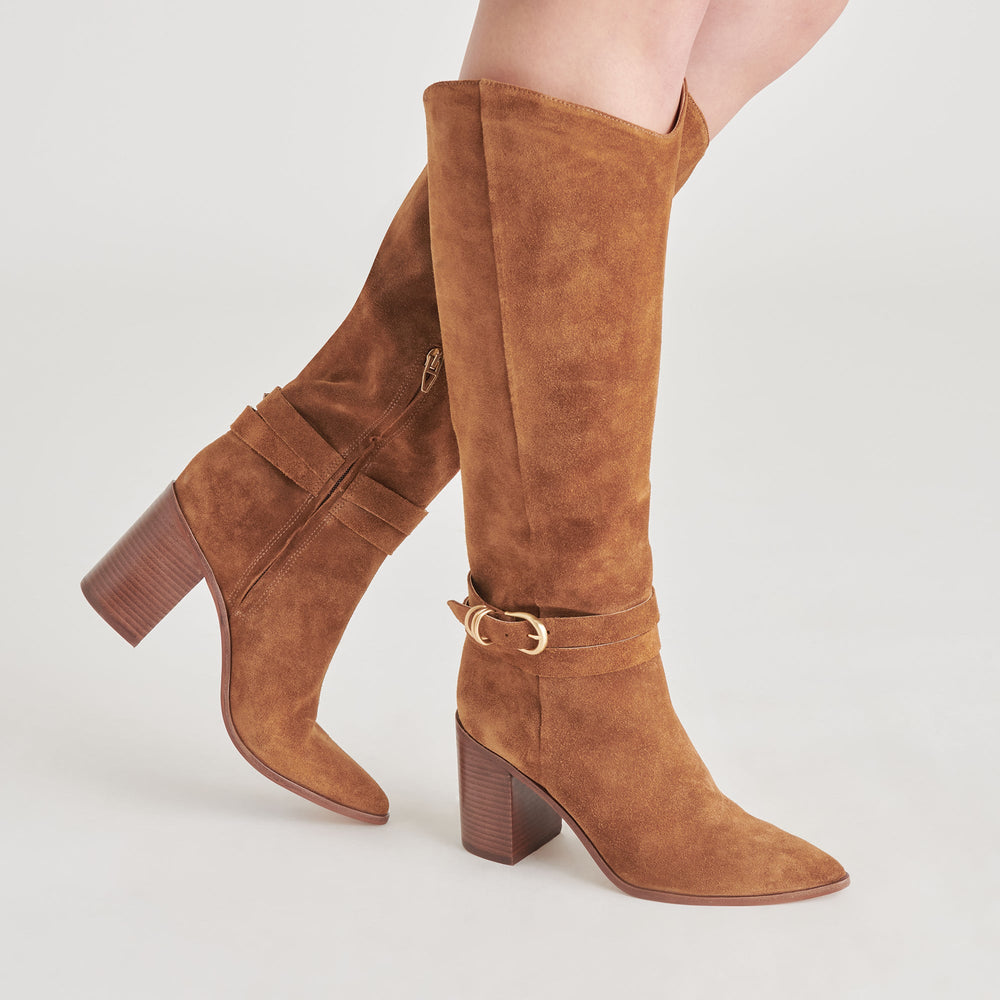 TYRONE BOOTS BROWN SUEDE | Dolce Vita Women
