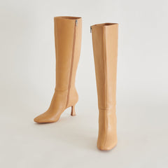 GYRA BOOTS TAN LEATHER | Women Dolce Vita