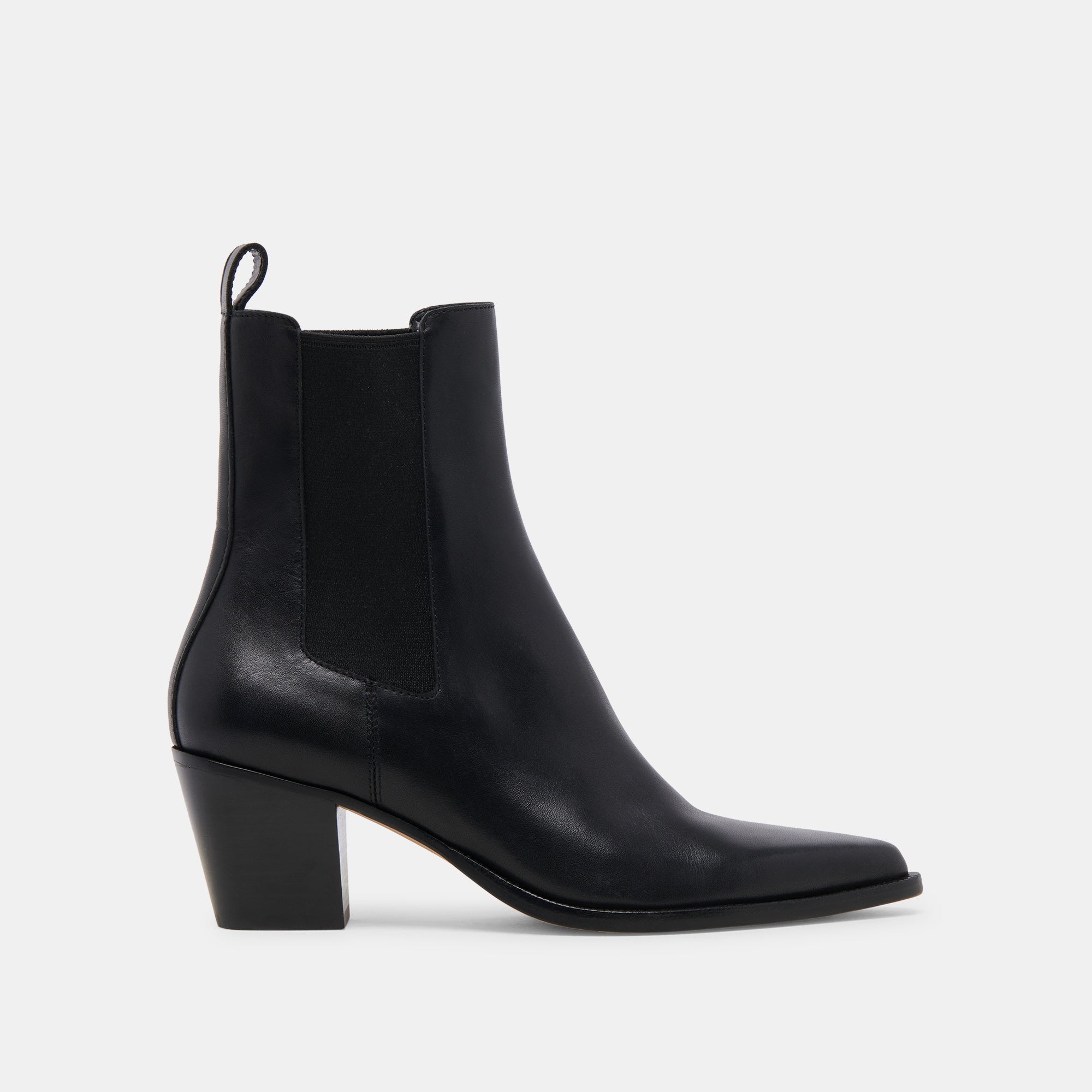 Shadie H2O Waterproof Black Leather Booties | Dolce Vita Women