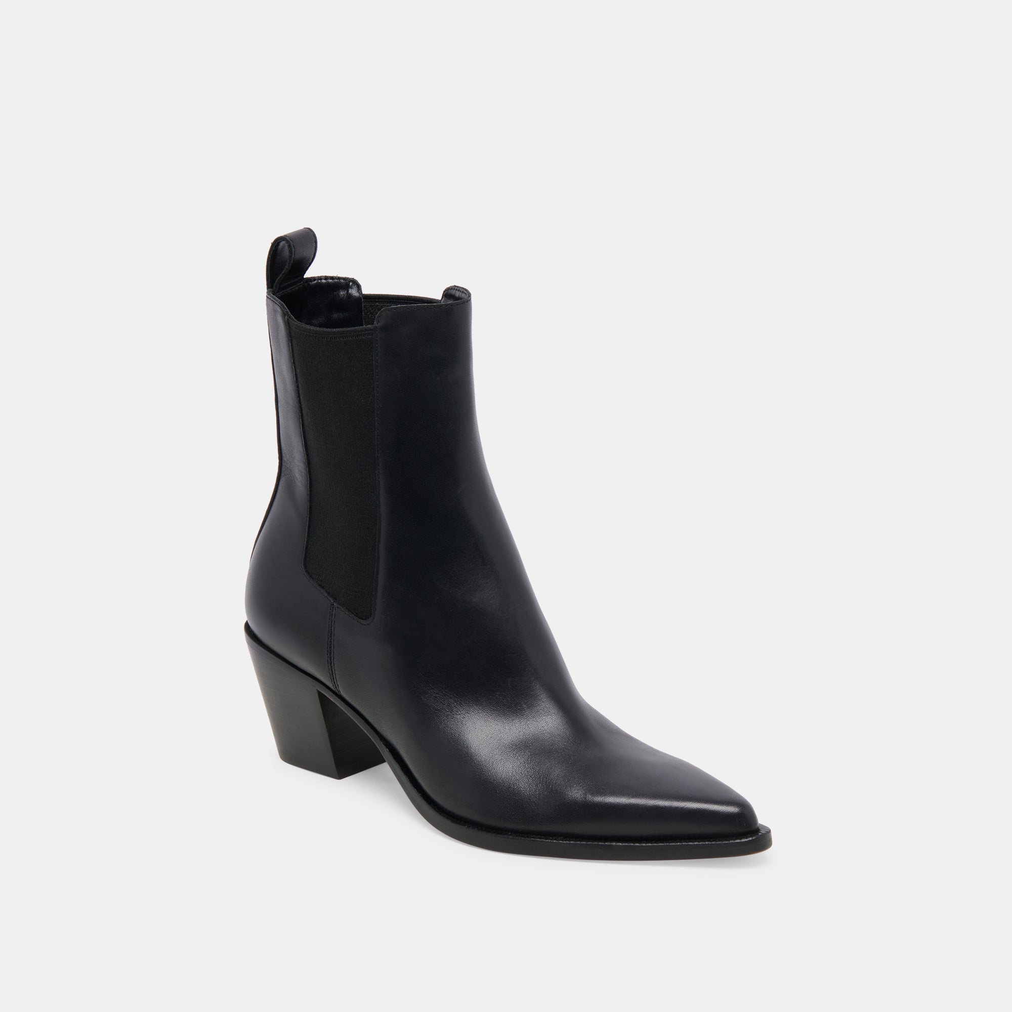 Shadie H2O Waterproof Black Leather Booties | Dolce Vita Women