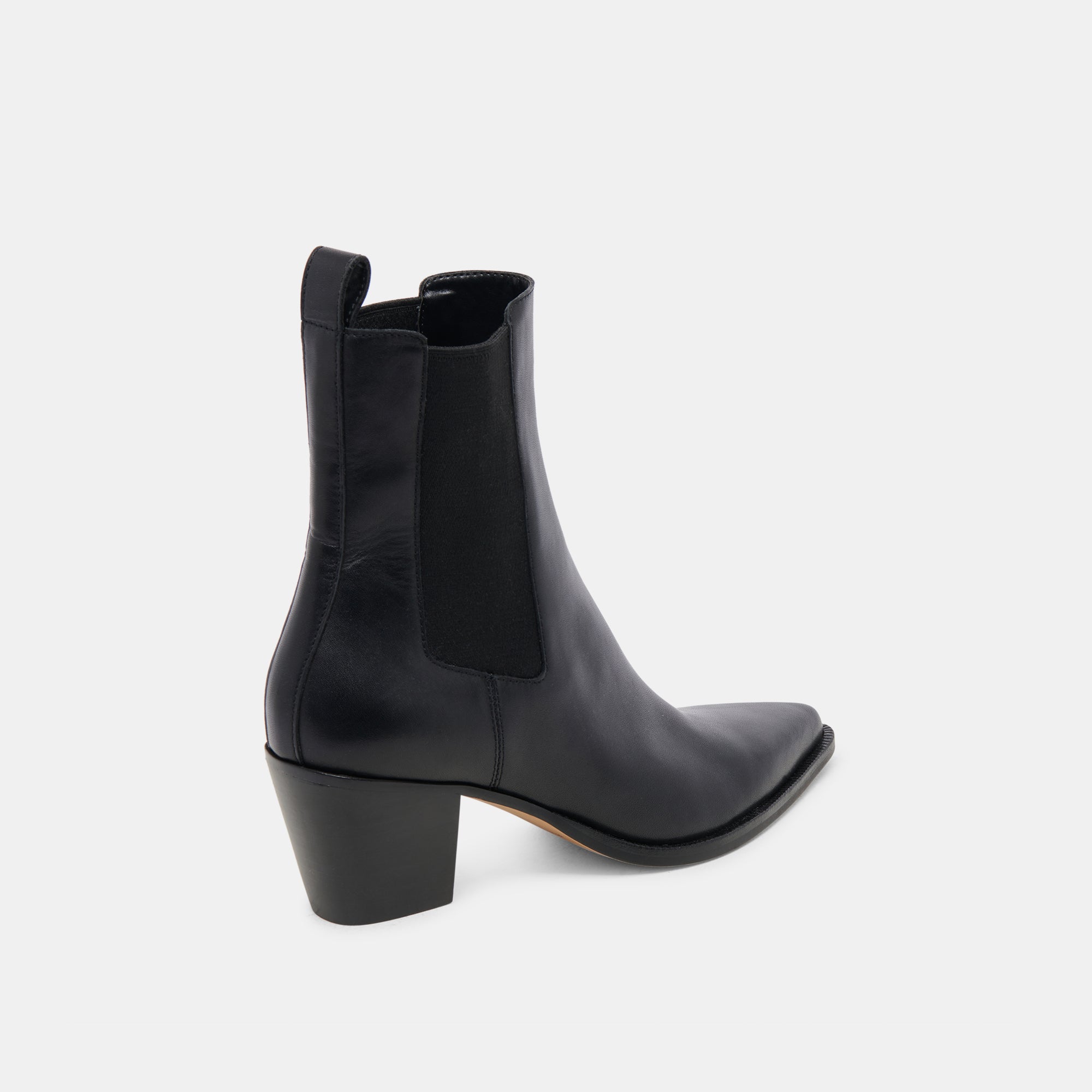Shadie H2O Waterproof Black Leather Booties | Dolce Vita Women