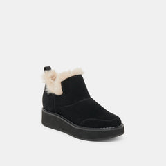 Ardy Plush H2O Waterproof Onyx Suede Booties | Dolce Vita Women