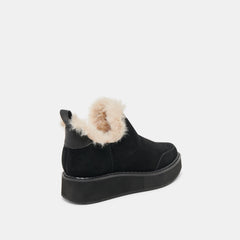 Ardy Plush H2O Waterproof Onyx Suede Booties | Dolce Vita Women