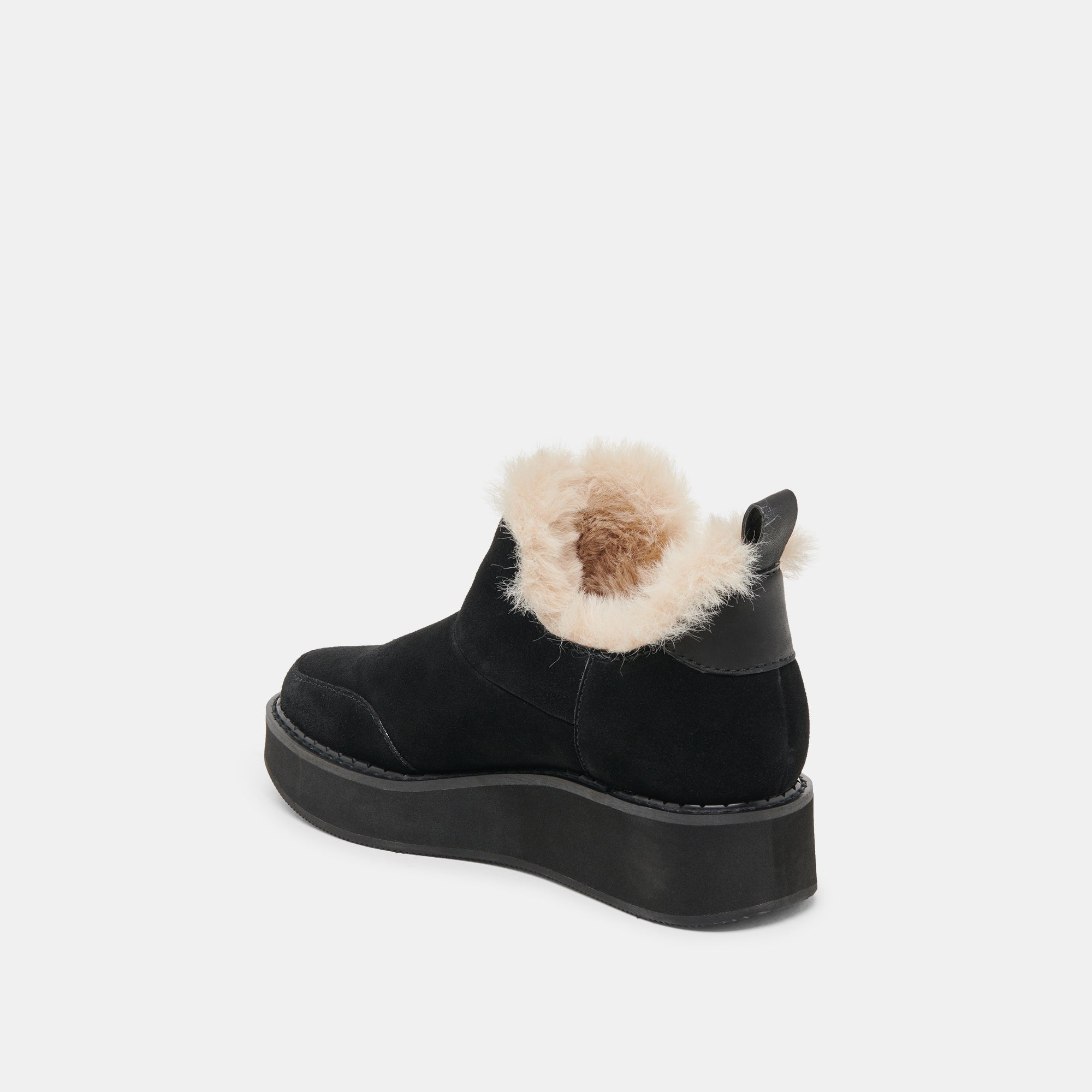 Ardy Plush H2O Waterproof Onyx Suede Booties | Dolce Vita Women