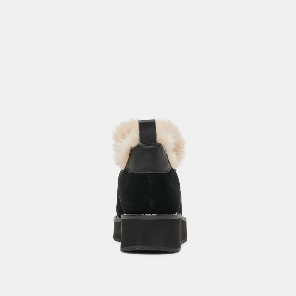 Ardy Plush H2O Waterproof Onyx Suede Booties | Dolce Vita Women