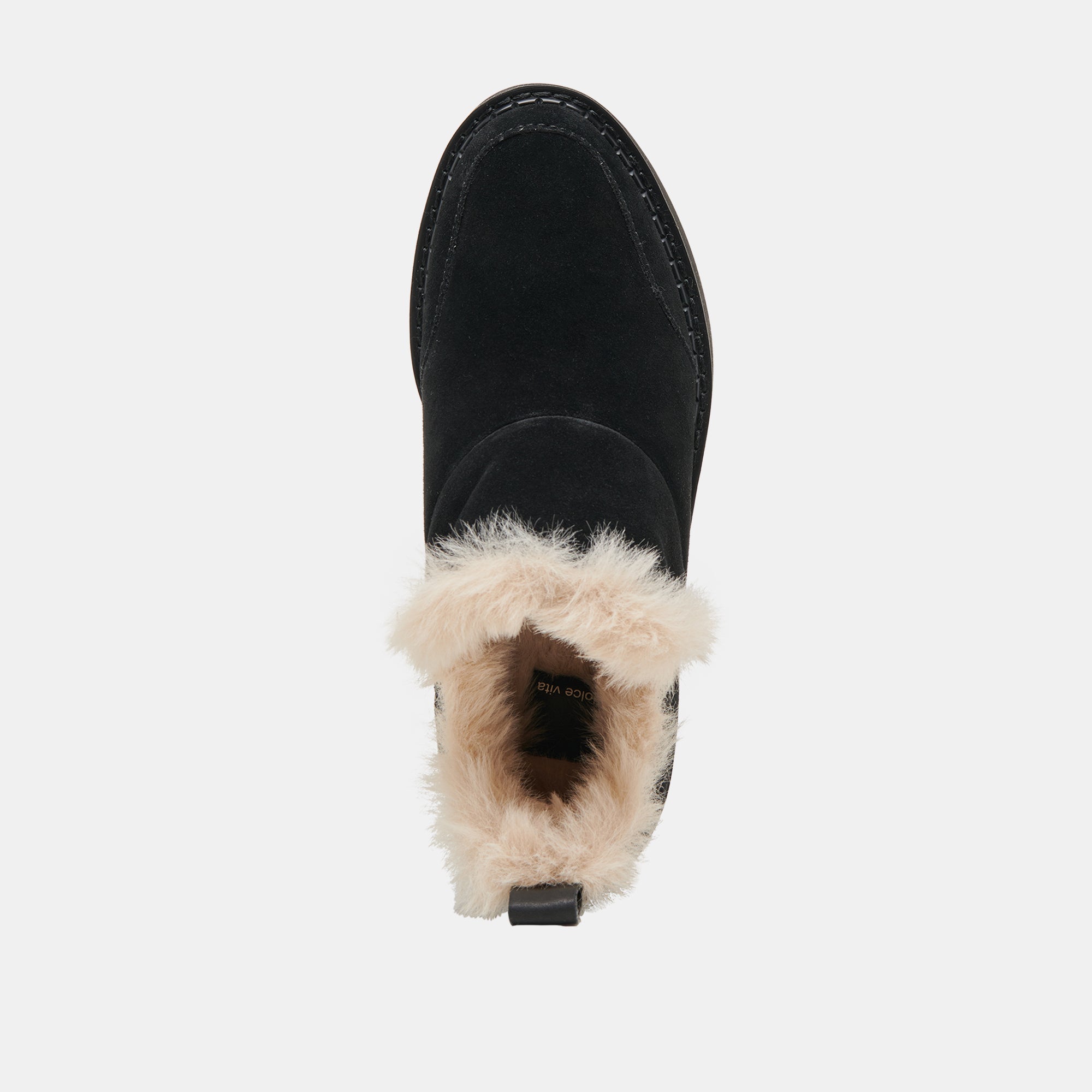 Ardy Plush H2O Waterproof Onyx Suede Booties | Dolce Vita Women