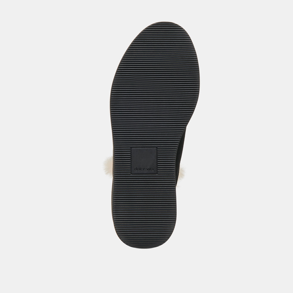 Ardy Plush H2O Waterproof Onyx Suede Booties | Dolce Vita Women