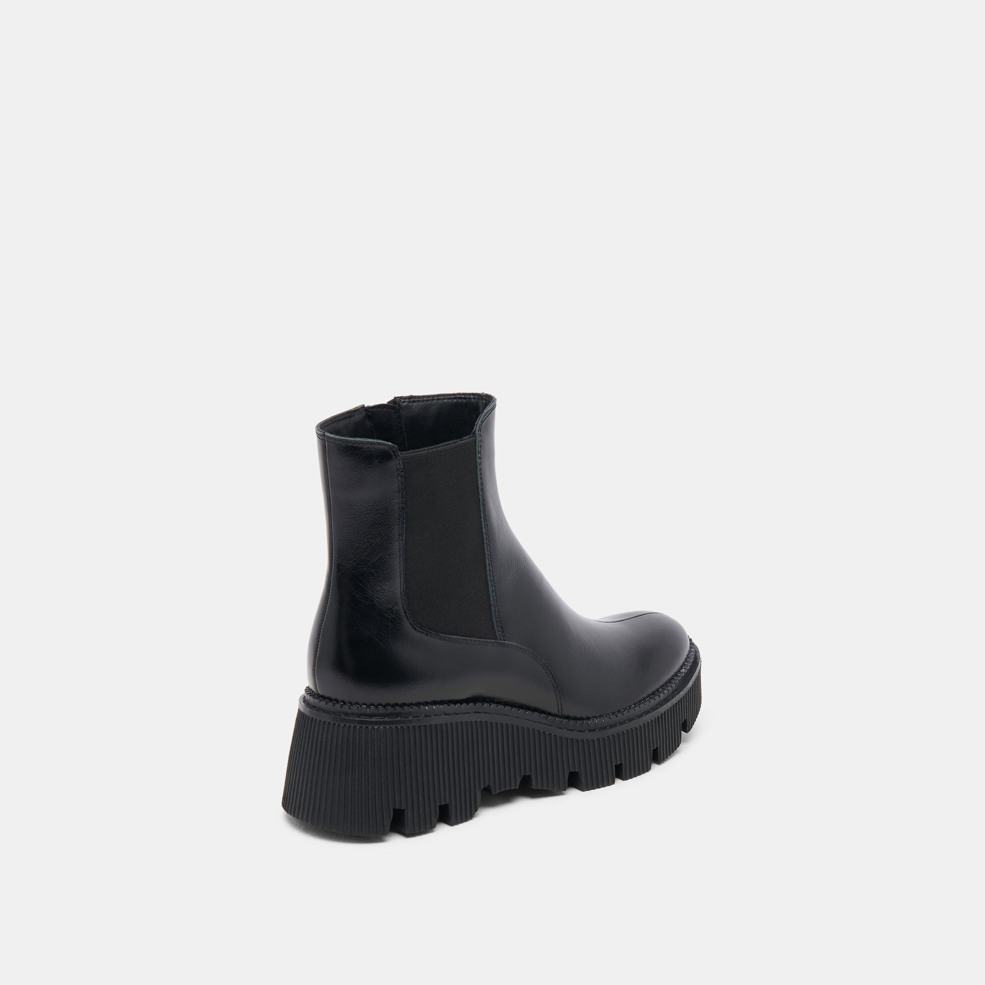 Emmet H2O Waterproof Midnight Crinkle Patent Wide Boots | Women Dolce Vita