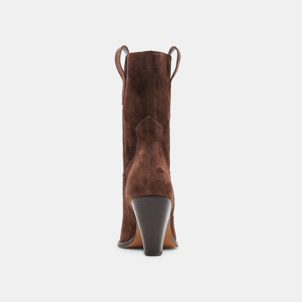 JESSEY BOOTS DK BROWN SUEDE | Dolce Vita Women