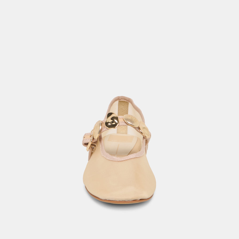 Relan French Vanilla Mesh Ballet Flats | Dolce Vita Women