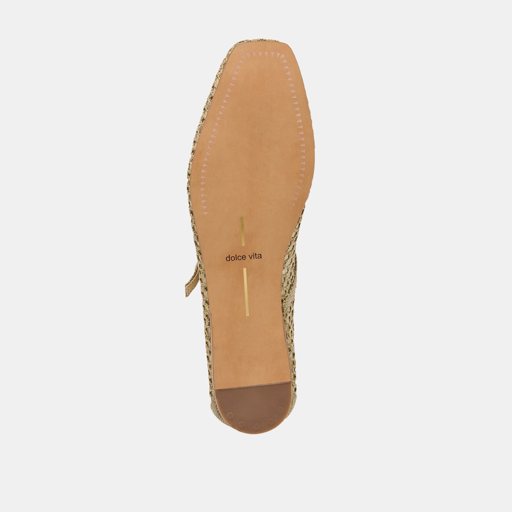 Reyes Olive Woven Raffia Ballet Flats | Dolce Vita Women