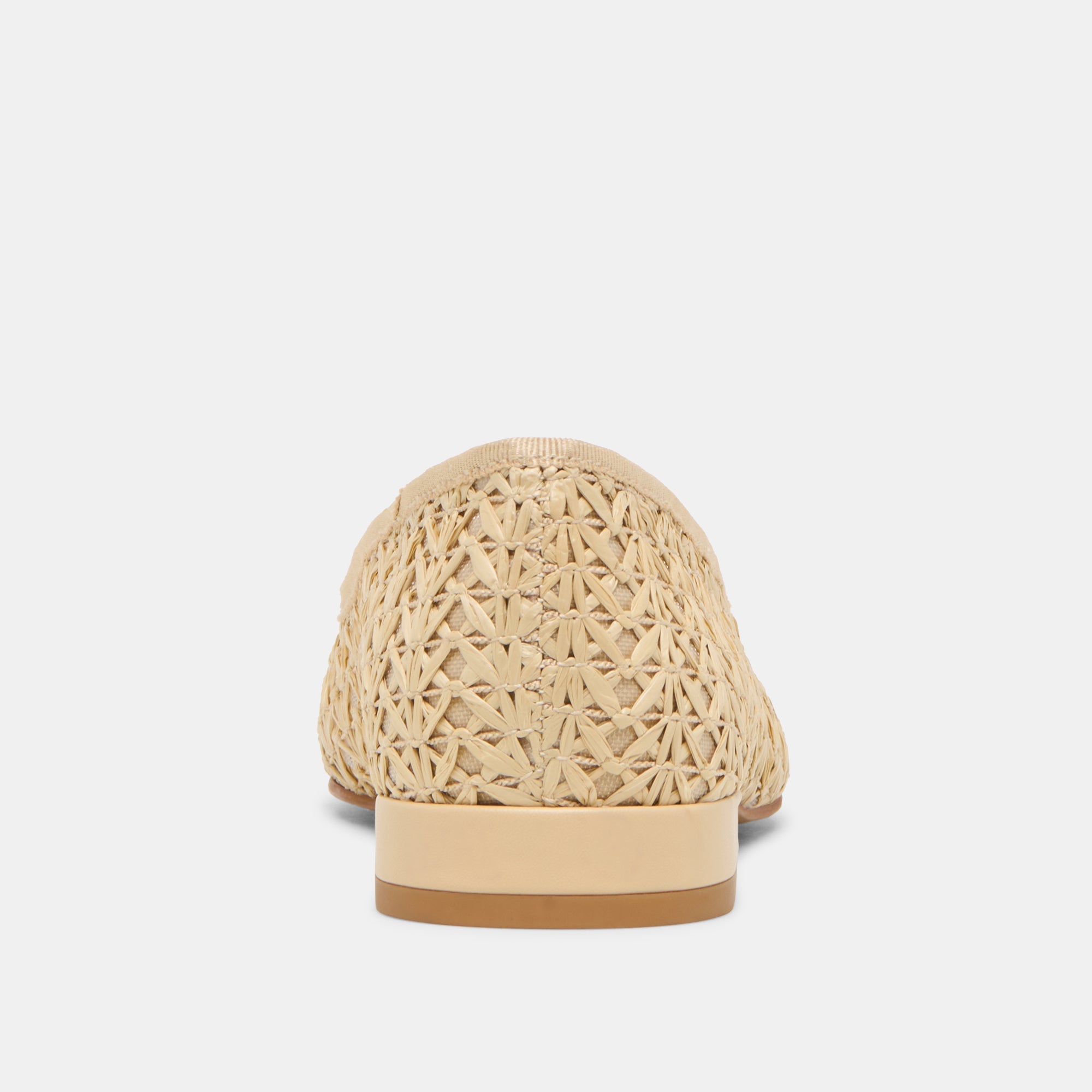 Ulicia Lt Natural Cross Hatch Raffia Ballet Flats | Dolce Vita Women