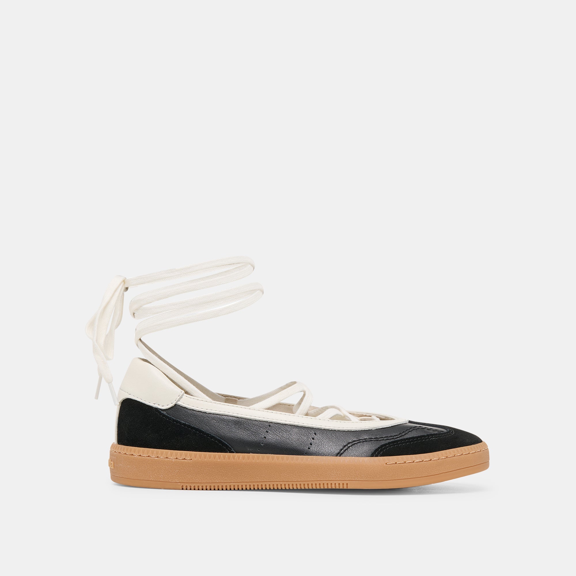 Nyomie Black Leather Sneakers | Women Dolce Vita